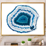 Blue Agate Crystal - Modern Wall Art Prints