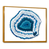 Blue Agate Crystal - Modern Wall Art Prints
