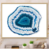 Blue Agate Crystal - Modern Wall Art Prints