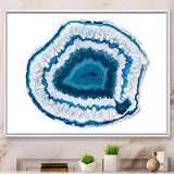Blue Agate Crystal - Modern Wall Art Prints