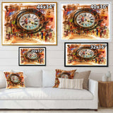 People and Time Acrylic - Modern Bedroom Wall Art
