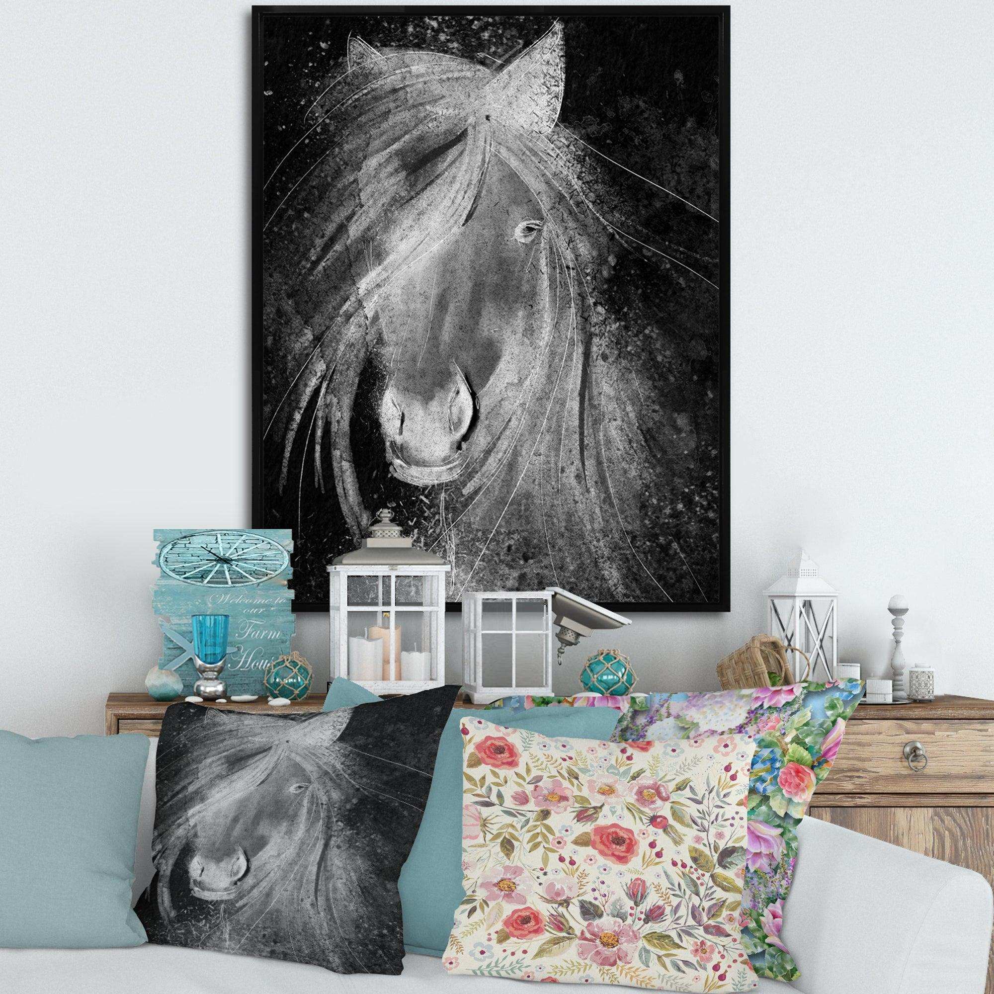 Farmhouse Horse VI - Canvas Wall Art