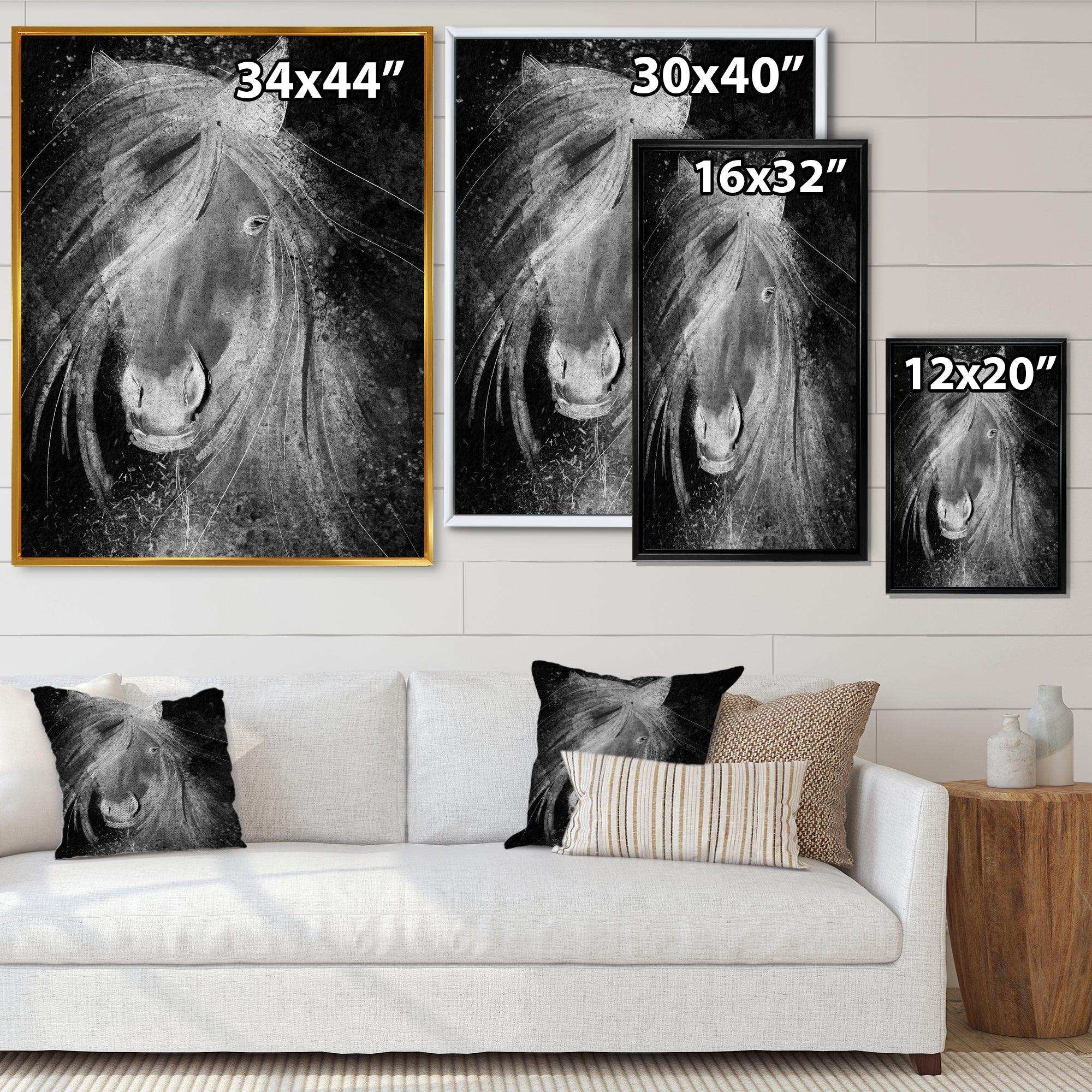Farmhouse Horse VI - Canvas Wall Art