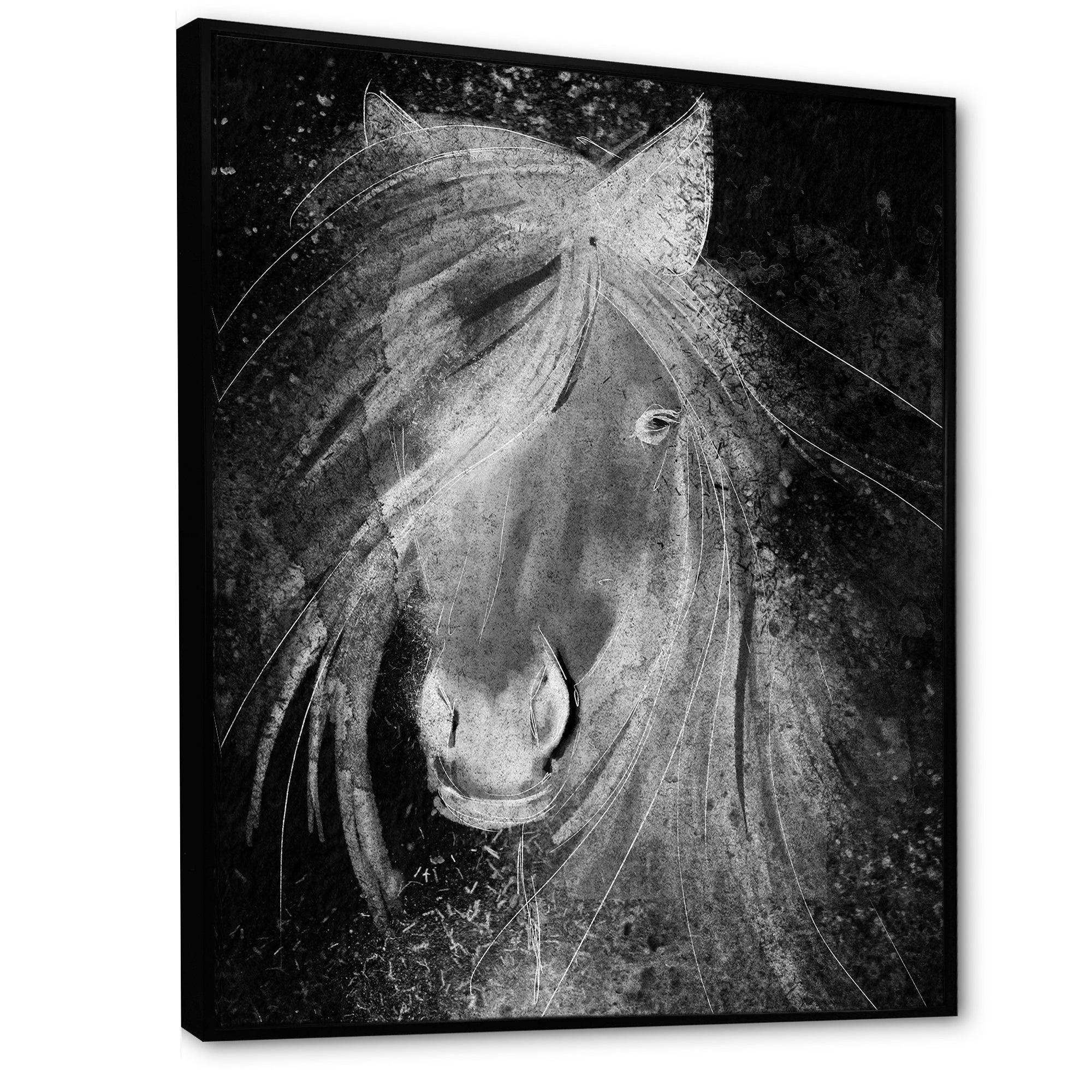 Farmhouse Horse VI - Canvas Wall Art