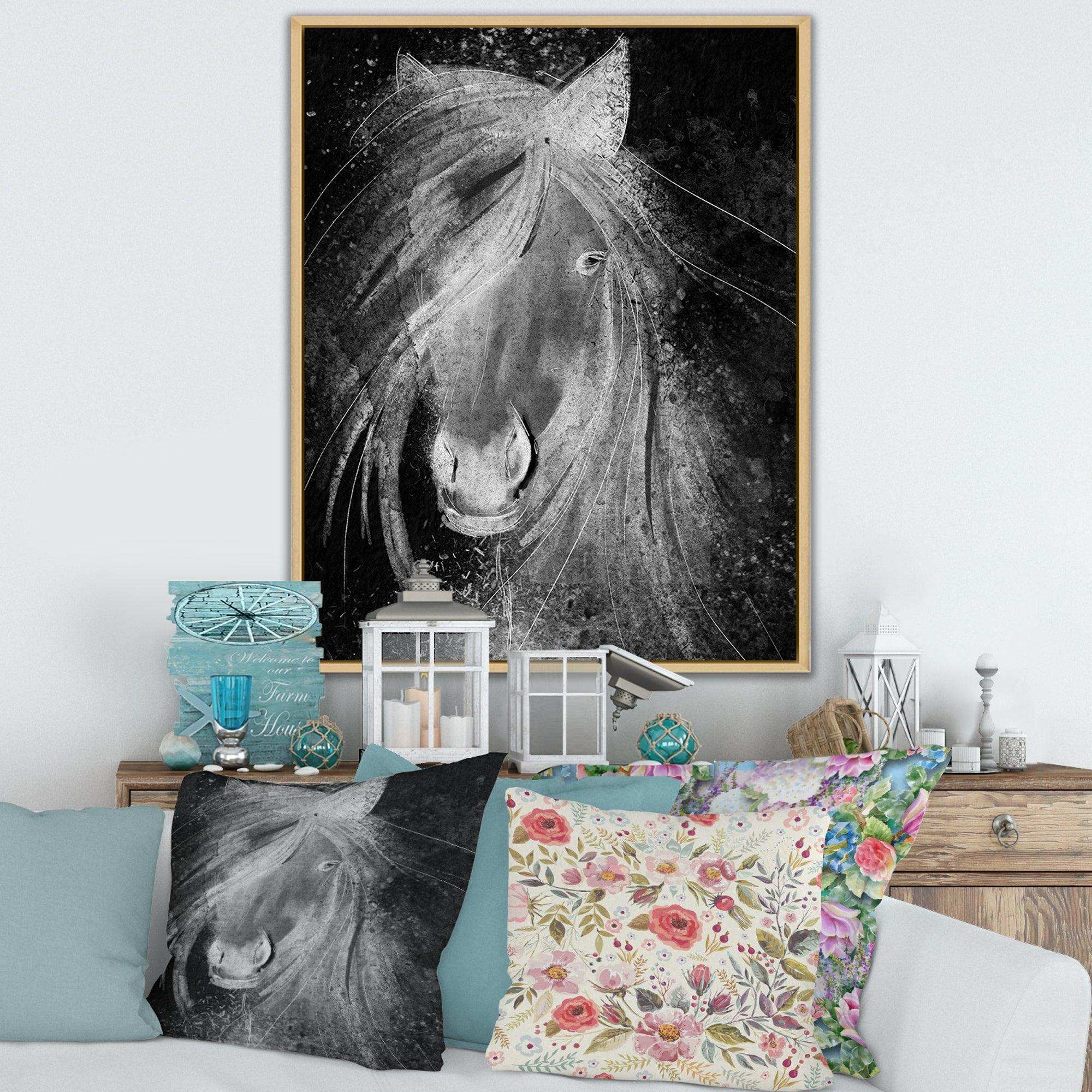 Farmhouse Horse VI - Canvas Wall Art