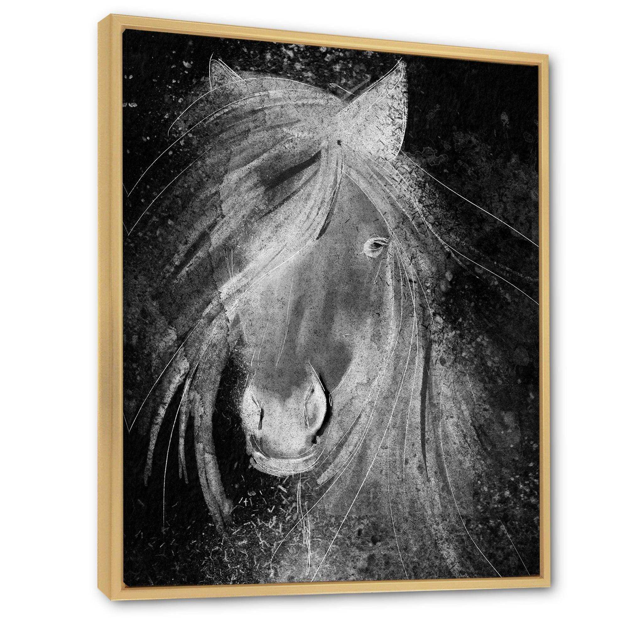 Farmhouse Horse VI - Canvas Wall Art