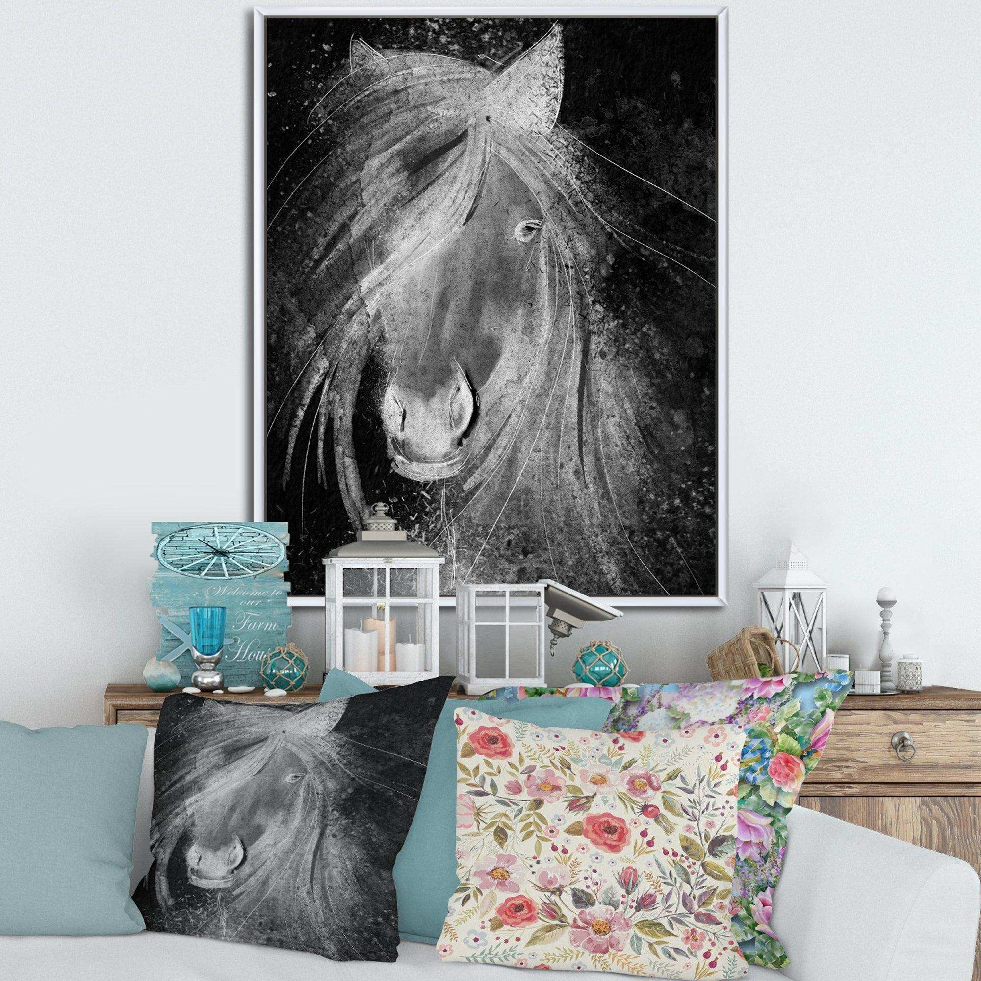 Farmhouse Horse VI - Canvas Wall Art