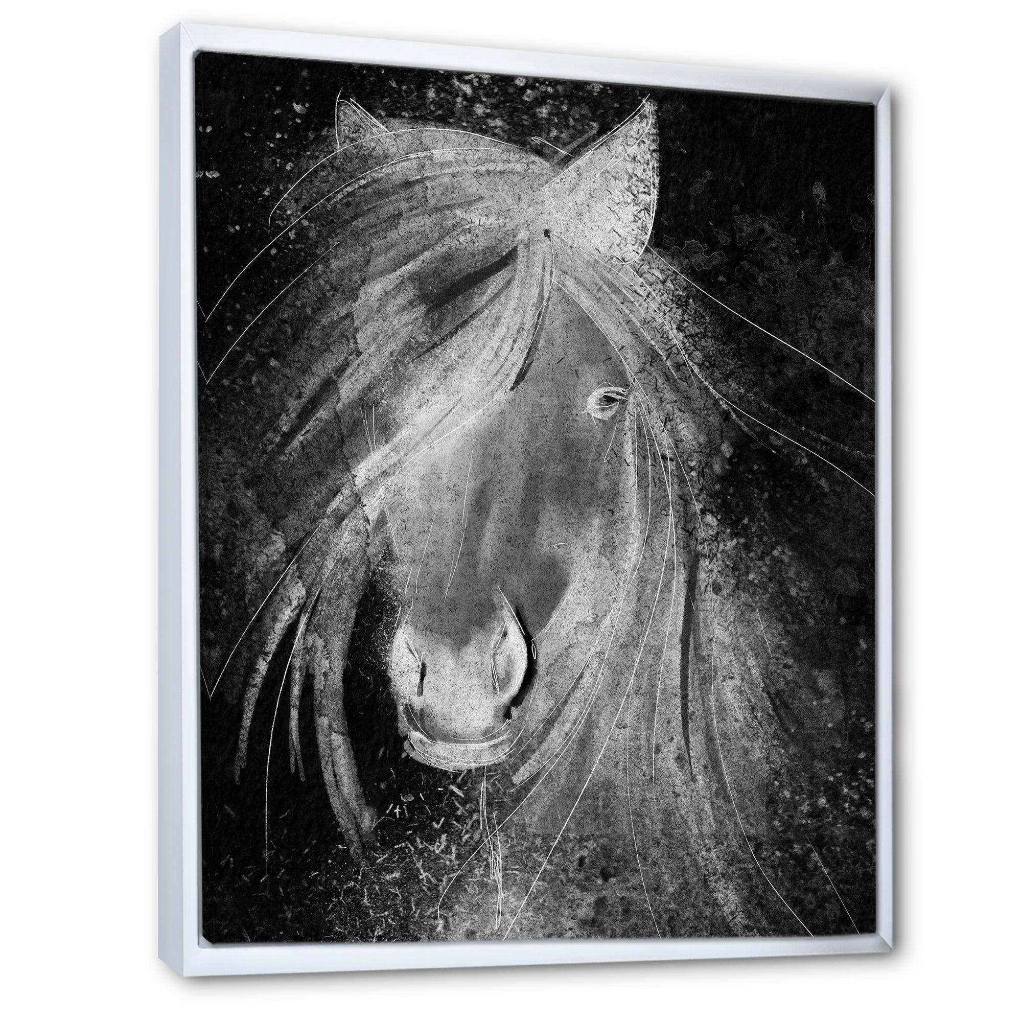 Farmhouse Horse VI - Canvas Wall Art