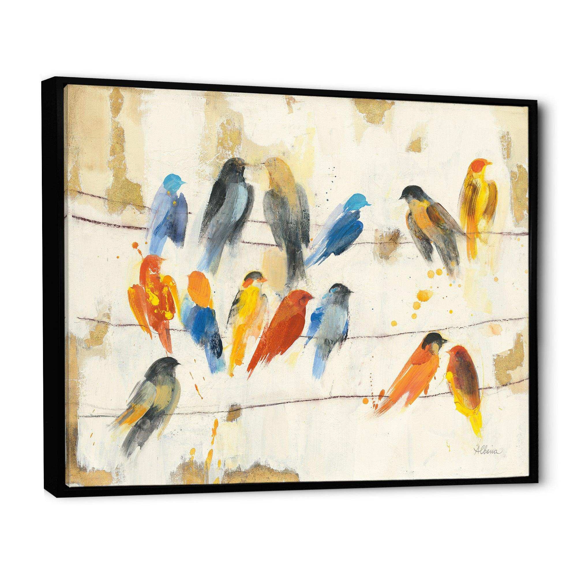 Multicolor Bird Meeting