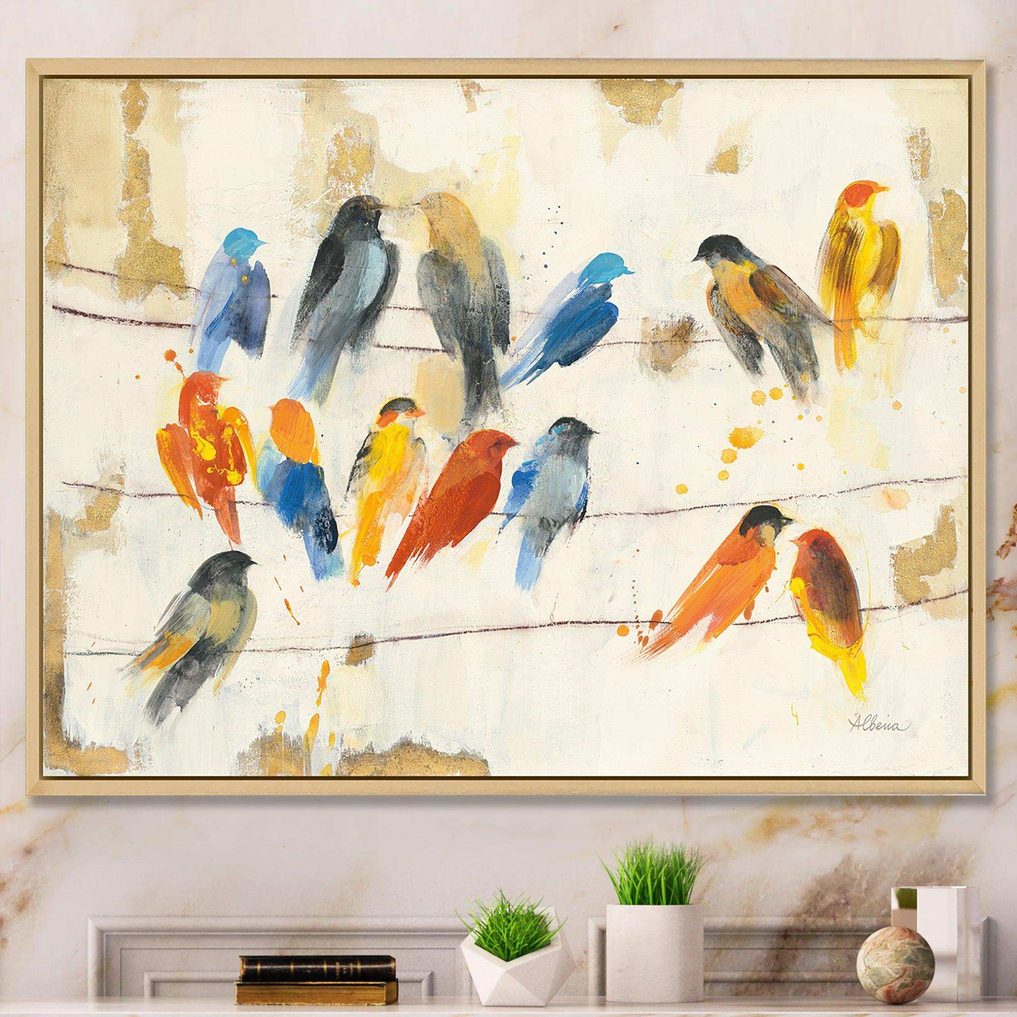 Multicolor Bird Meeting