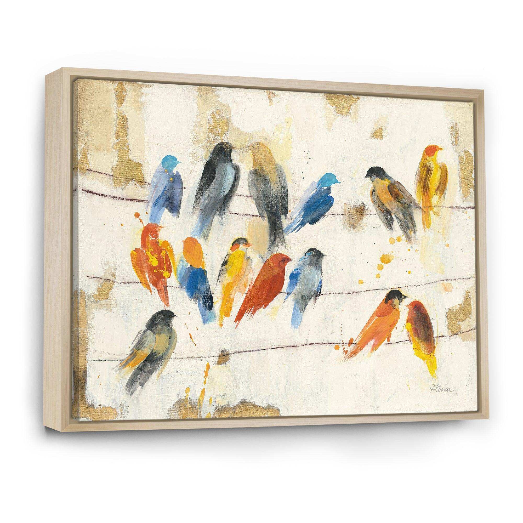 Multicolor Bird Meeting