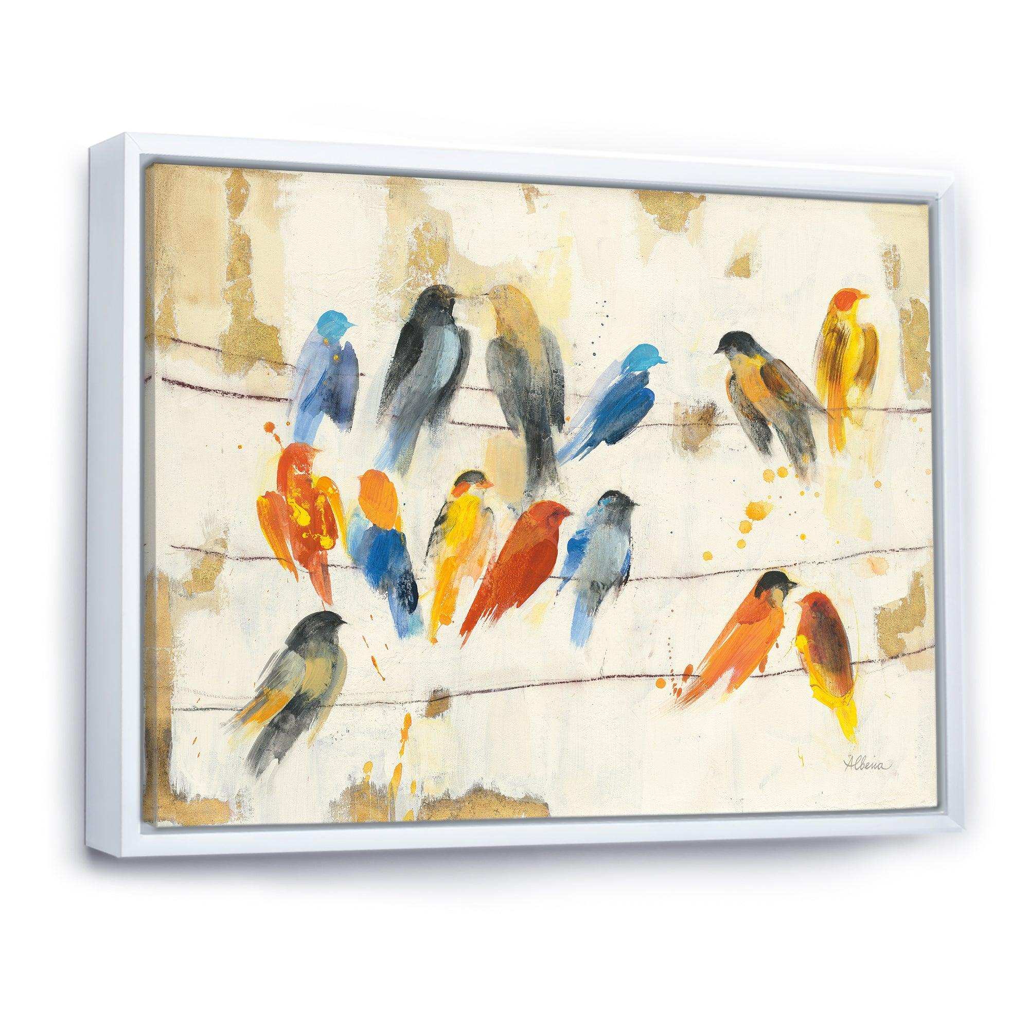 Multicolor Bird Meeting