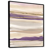 Shape of Glam Purple III - Shabby Chic Living Room Wall Decor