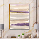 Shape of Glam Purple III - Shabby Chic Living Room Wall Decor