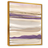 Shape of Glam Purple III - Shabby Chic Living Room Wall Decor