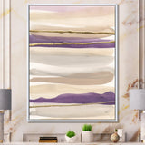 Shape of Glam Purple III - Shabby Chic Living Room Wall Decor