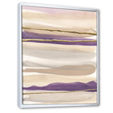 Shape of Glam Purple III - Shabby Chic Living Room Wall Decor