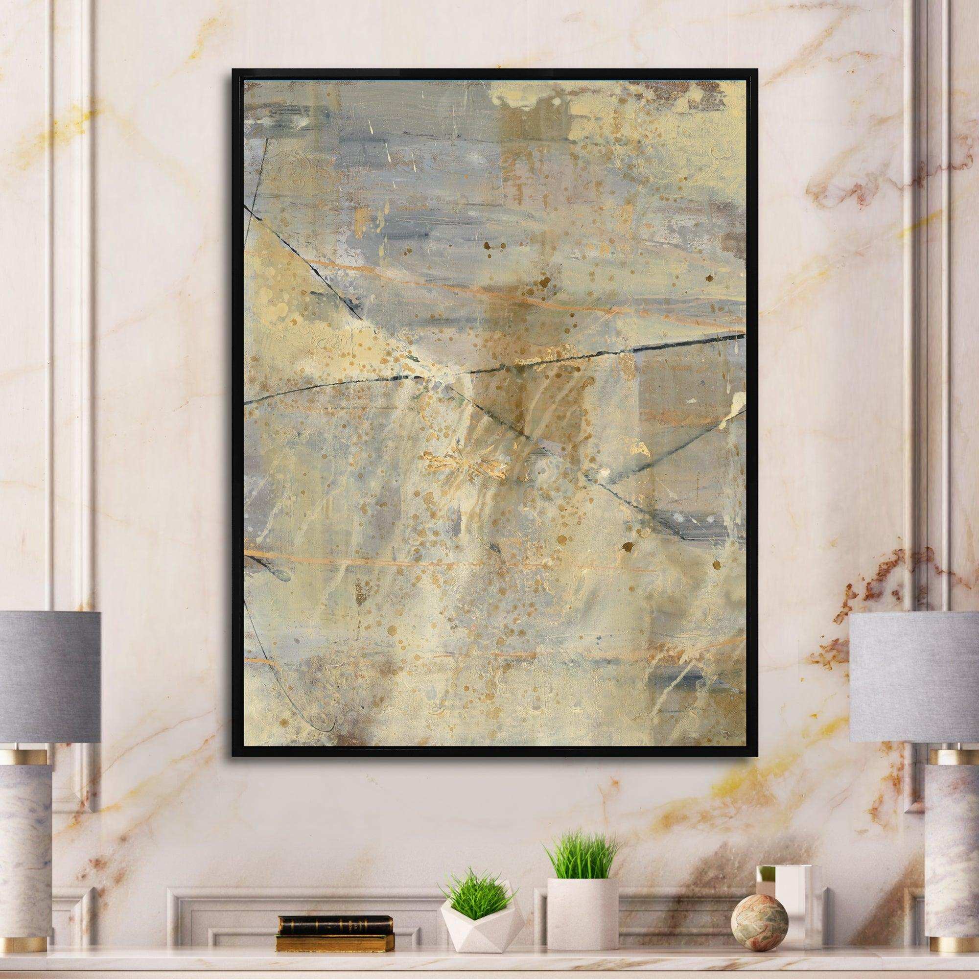 Geometric Cream Block I - Modern Wall Art Prints
