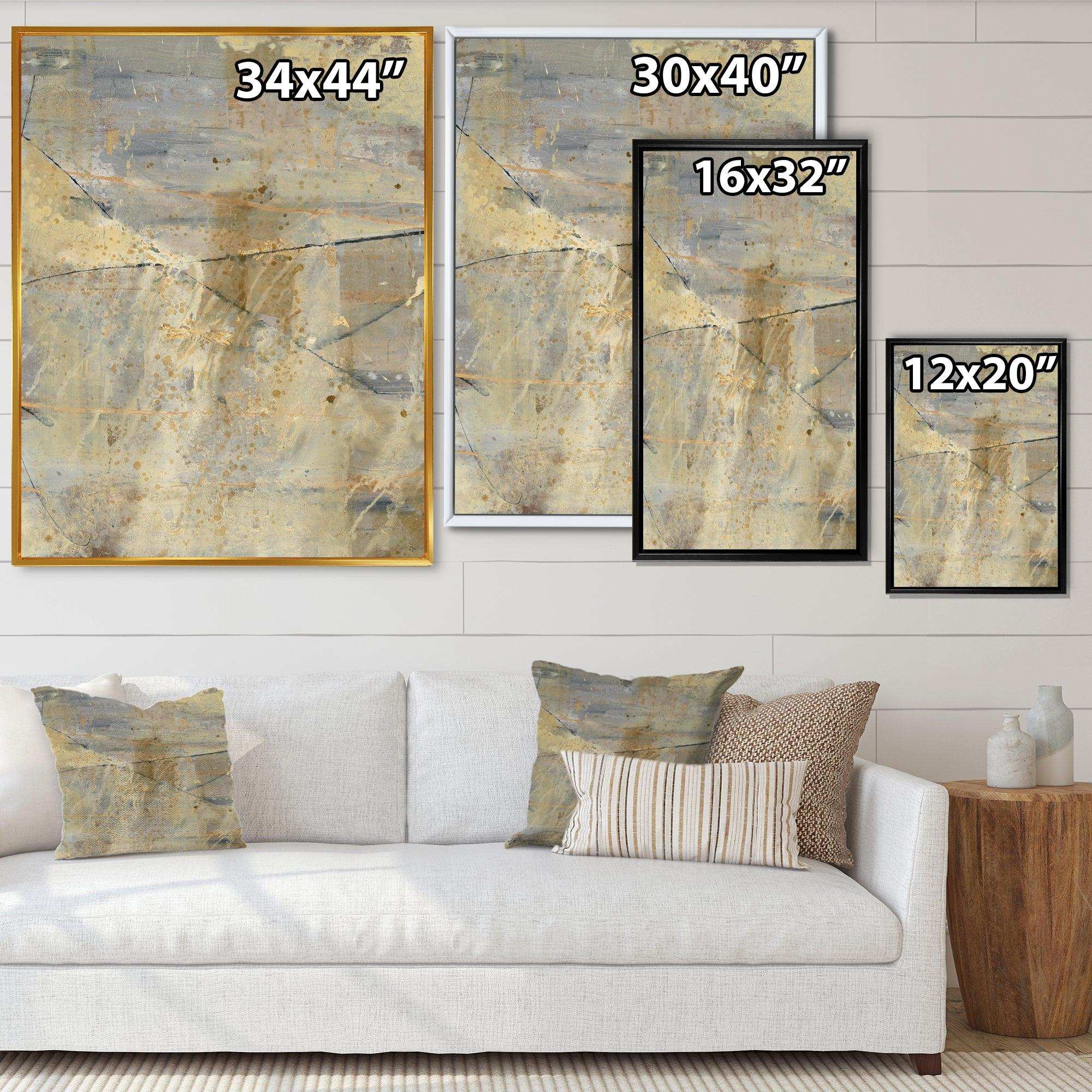Geometric Cream Block I - Modern Wall Art Prints