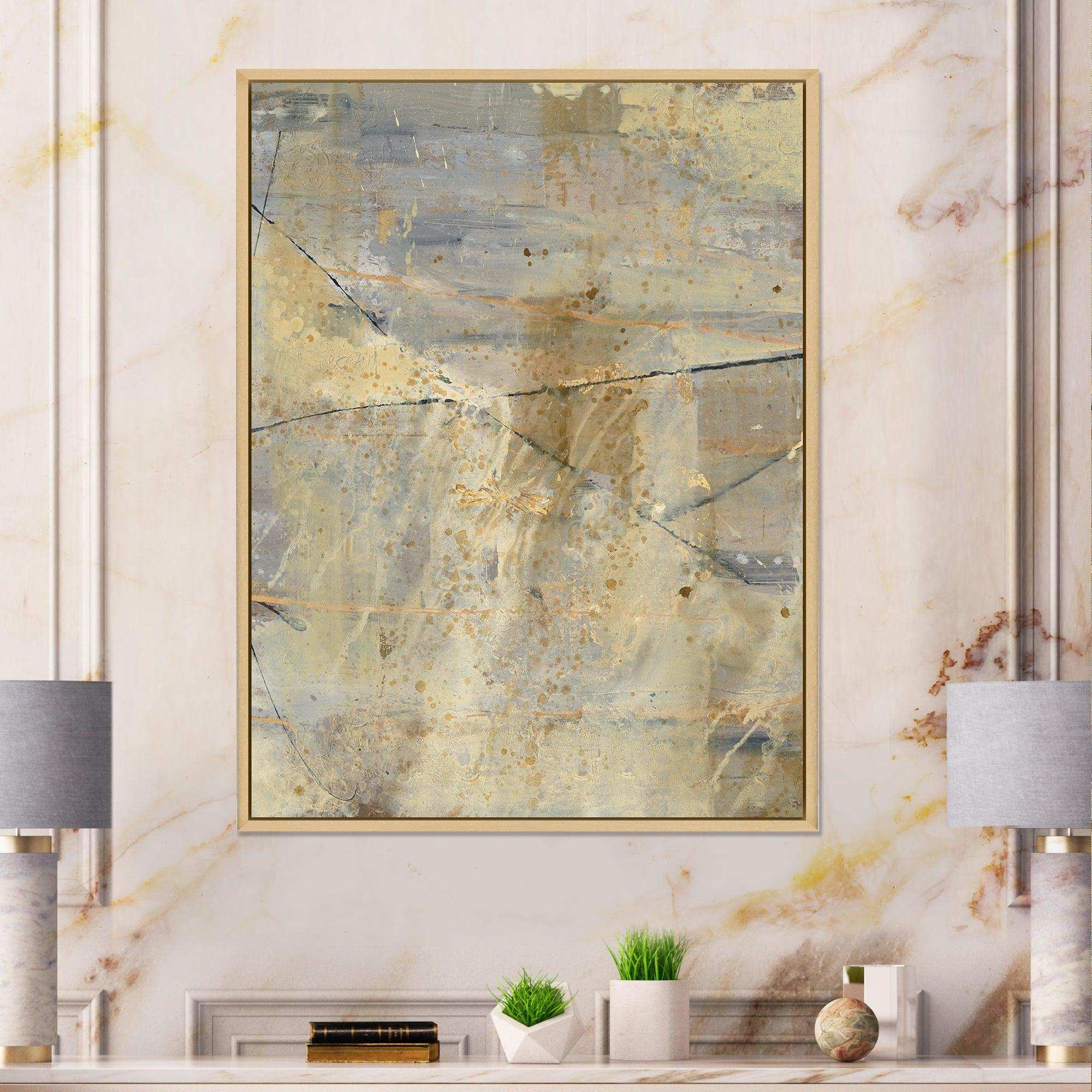 Geometric Cream Block I - Modern Wall Art Prints
