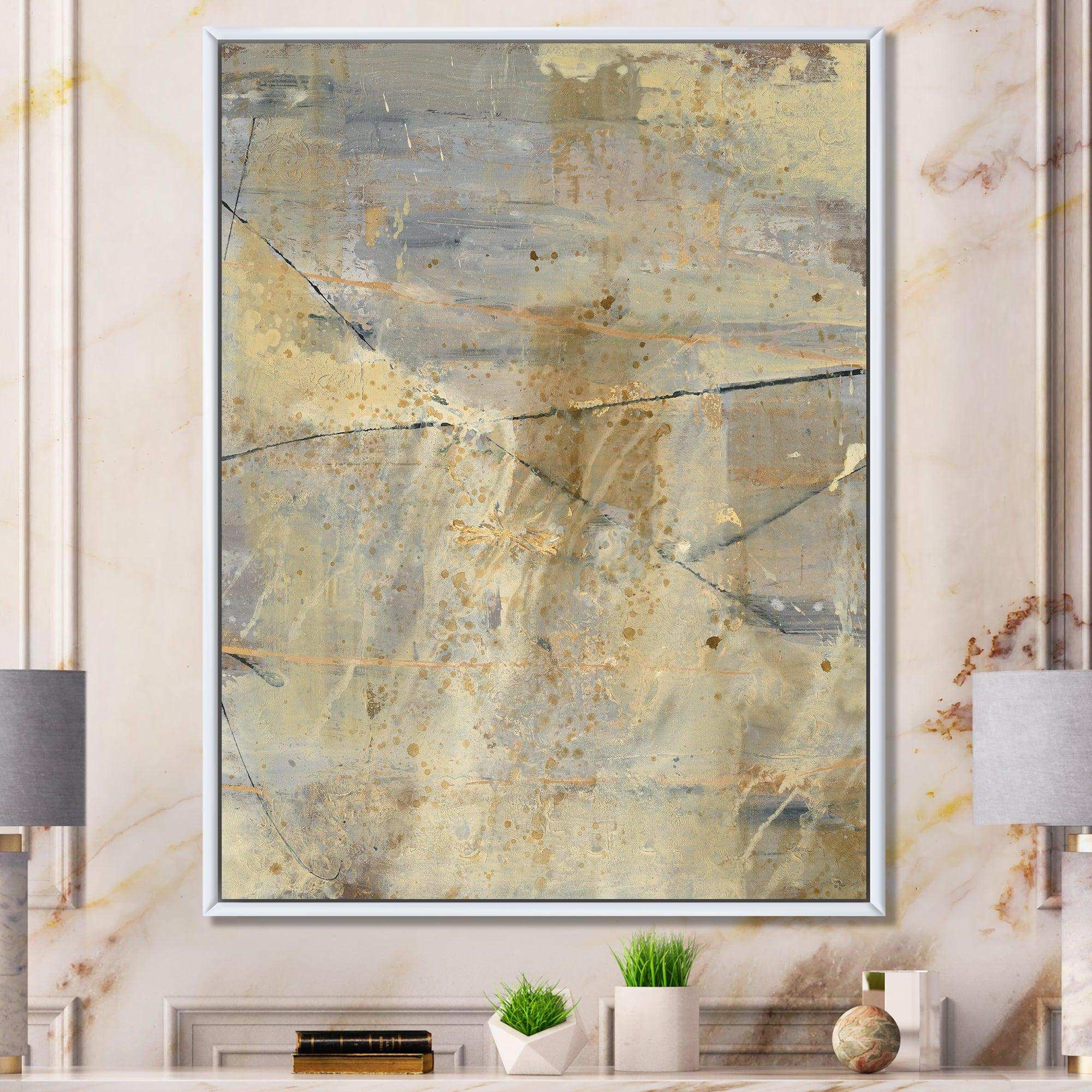 Geometric Cream Block I - Modern Wall Art Prints