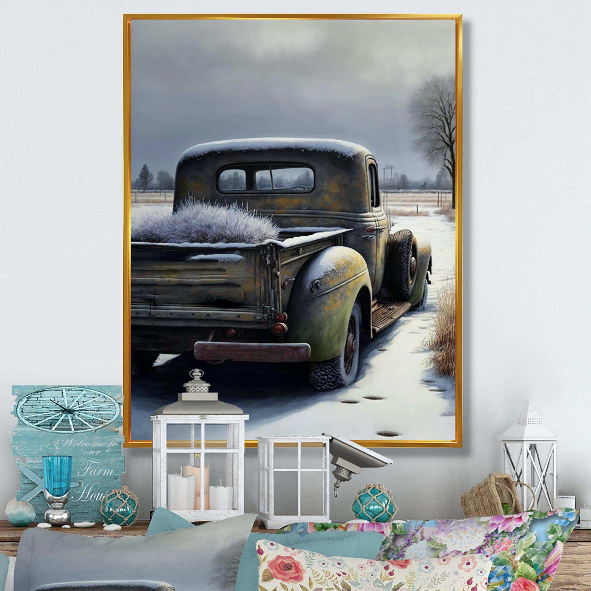 Barn Flower Delivery Truck III