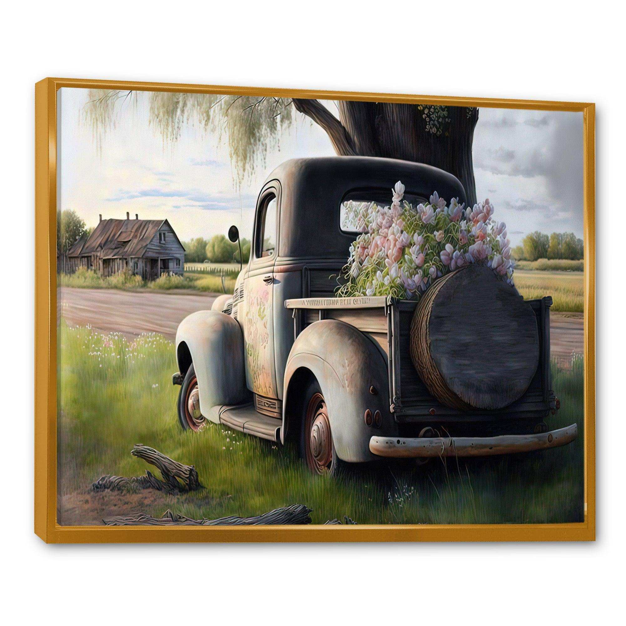 Barn Flower Delivery Truck IX