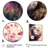 Cute Owls Floral Art I