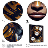 Black And Gold Tiger Woman VI