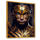 Black And Gold Tiger Woman VI