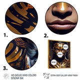 Black And Gold Tiger Woman VI