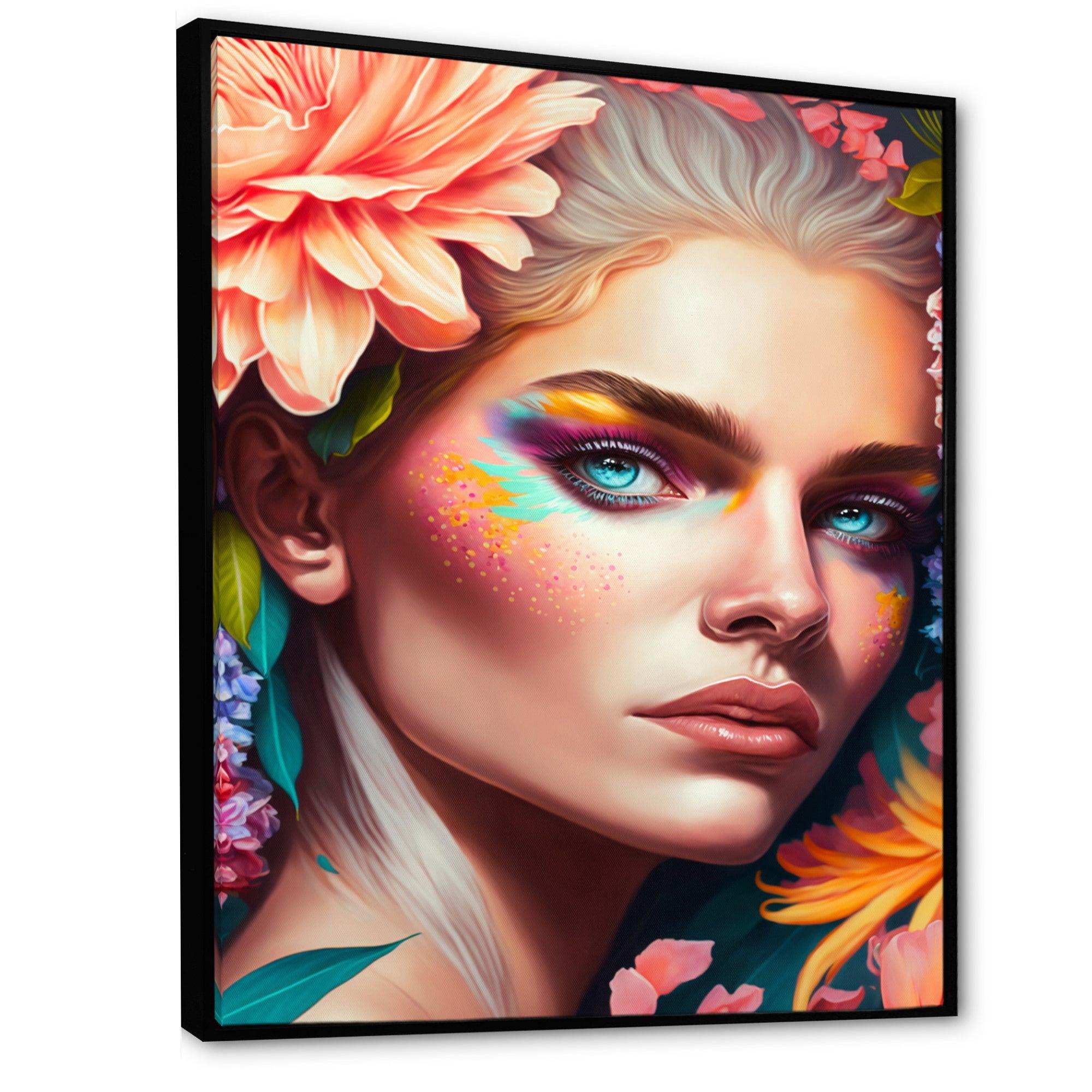 Floral Sensual Woman Portrait VII