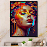 Liquid Ink Woman Portrait III