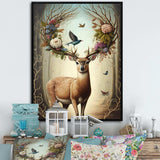Deer With Blooming Antlers V