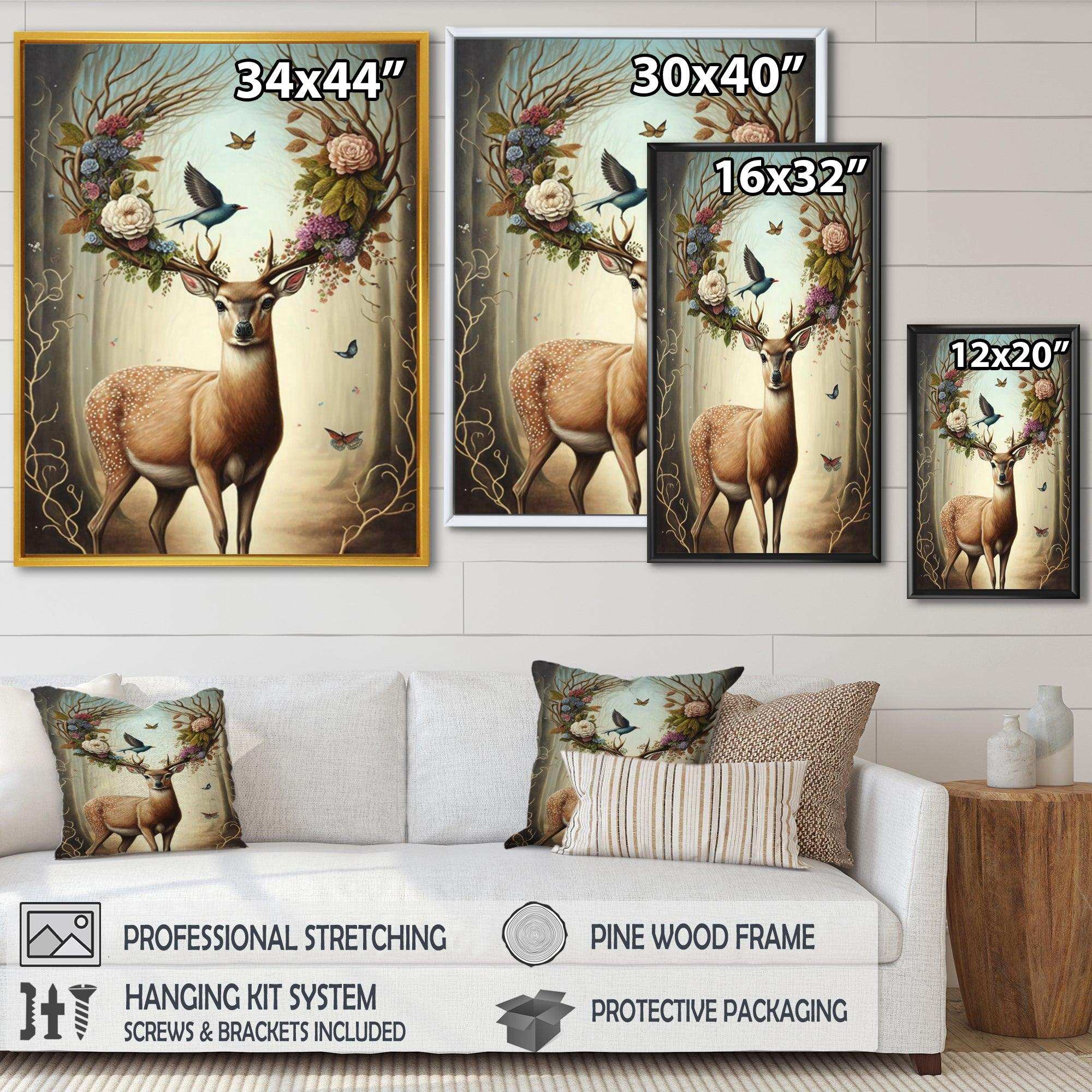 Deer With Blooming Antlers V