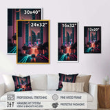 Futuristic Miami Neon Art I