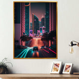 Futuristic Miami Neon Art I