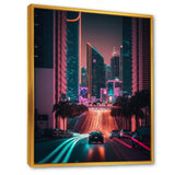 Futuristic Miami Neon Art I