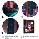 Futuristic Miami Neon Art I