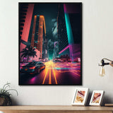 Futuristic Miami Neon Art V