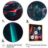 Futuristic Miami Neon Art V