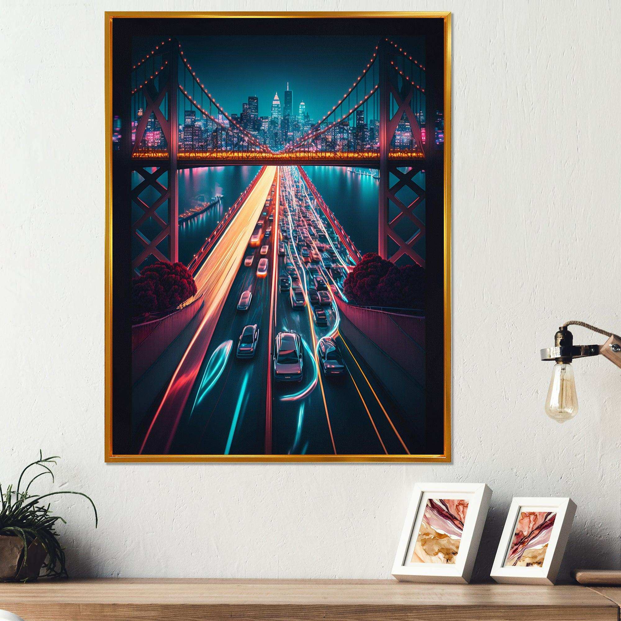 Futuristic San Francisco Neon II
