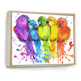 Colorful Parrots - Traditional Living Room Wall Decor