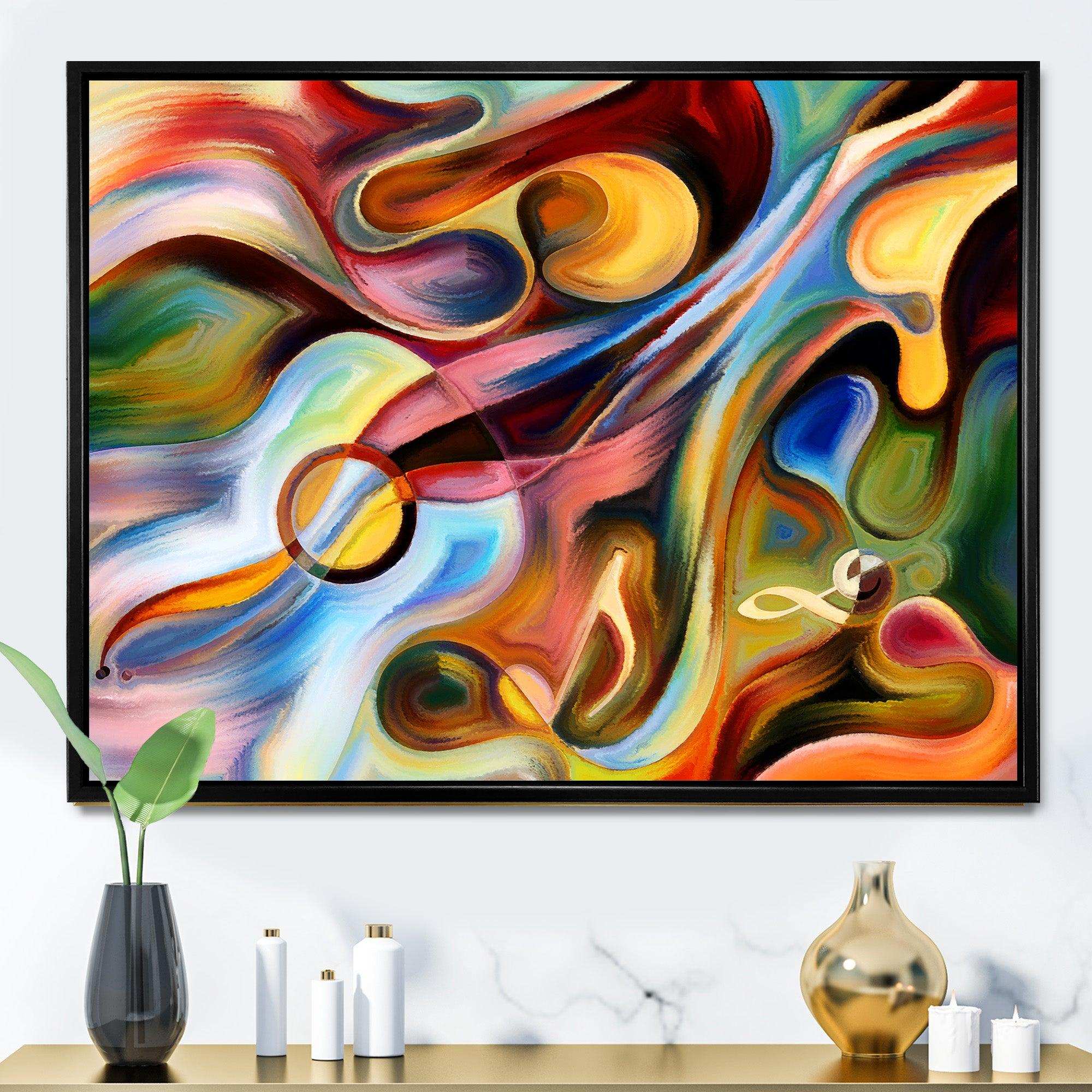 Music beyond the Frames - Modern Canvas Wall Art