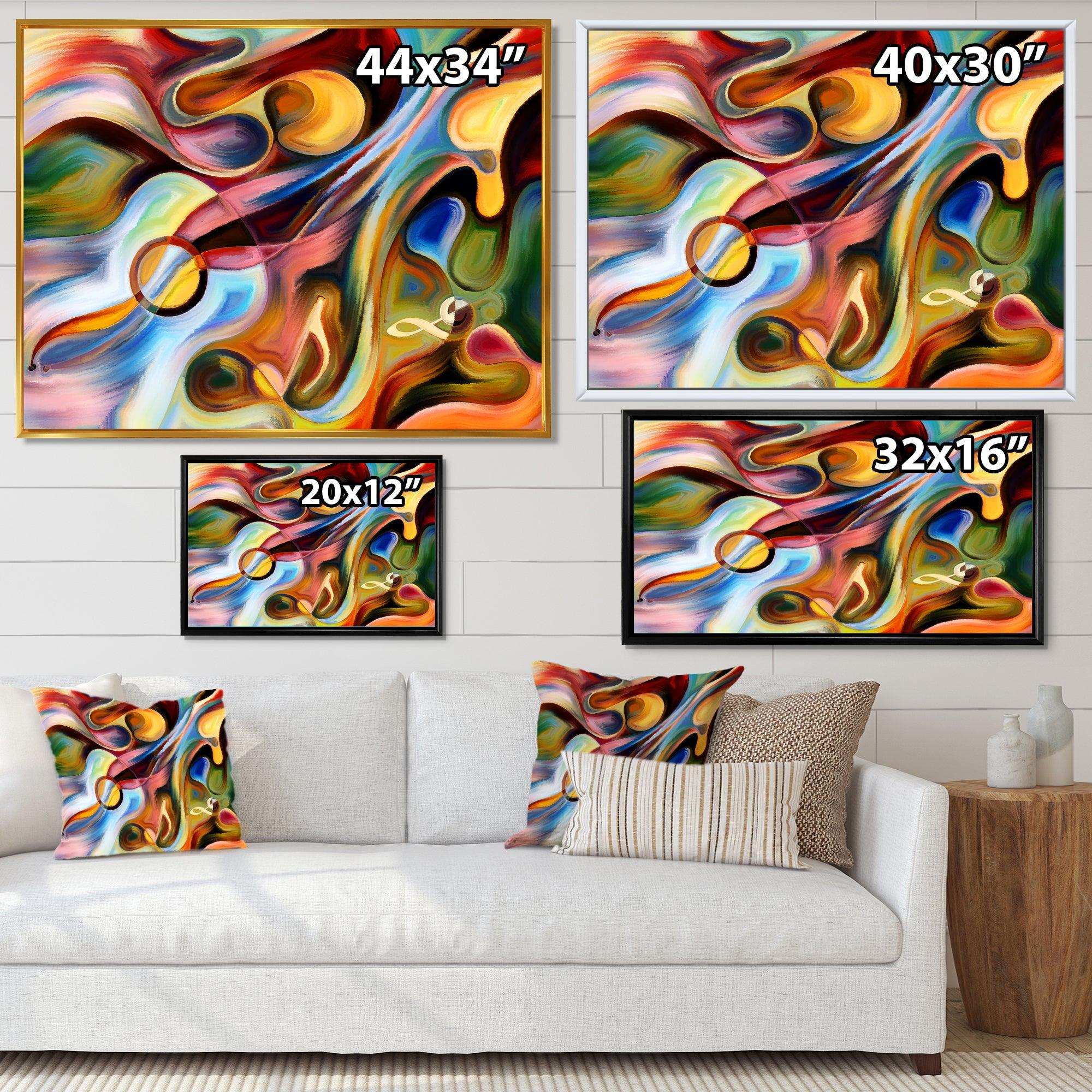 Music beyond the Frames - Modern Canvas Wall Art