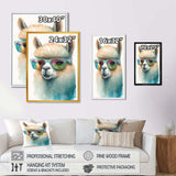 Cool Alpaca With Sunglasses Watercolour III
