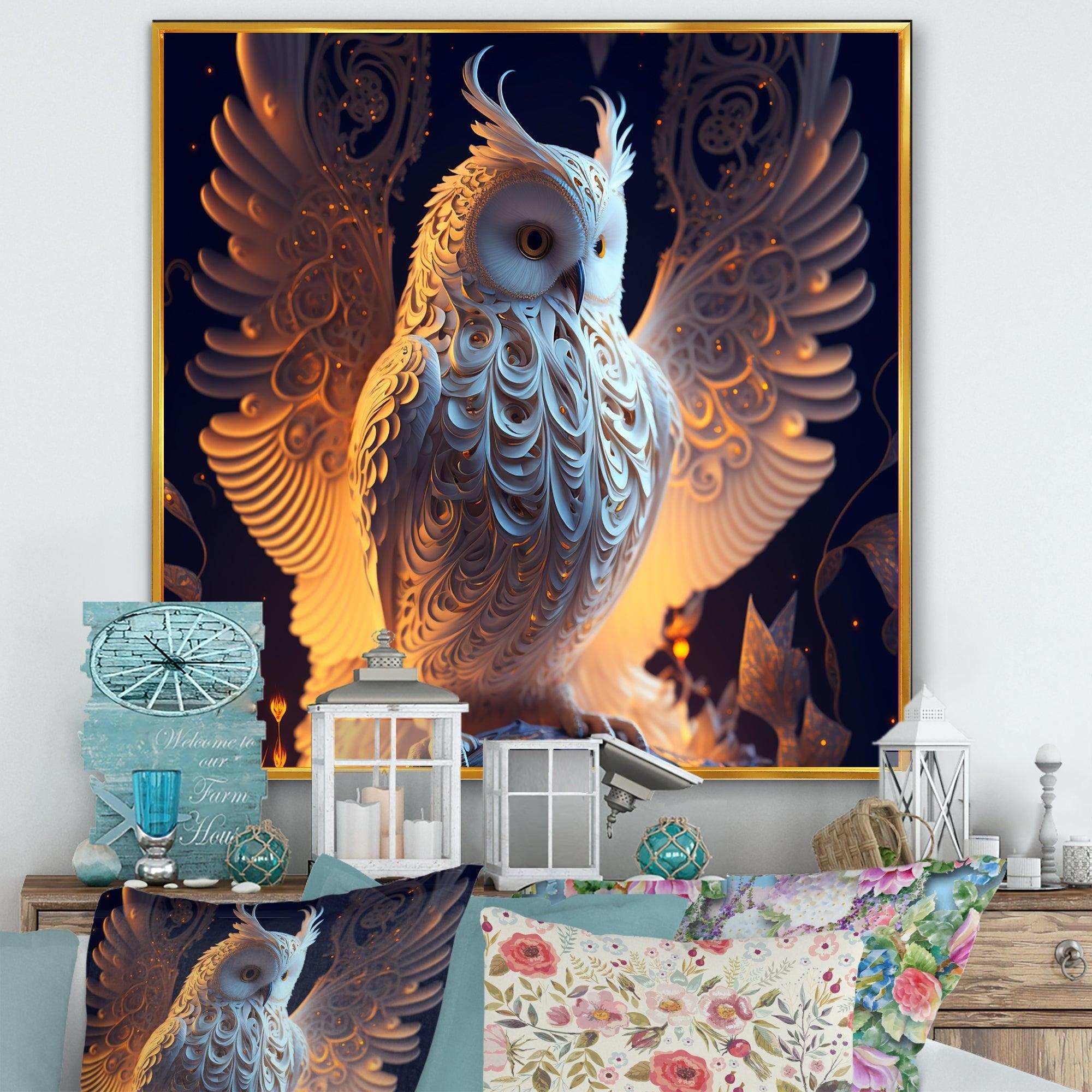 Luminous White Owl II