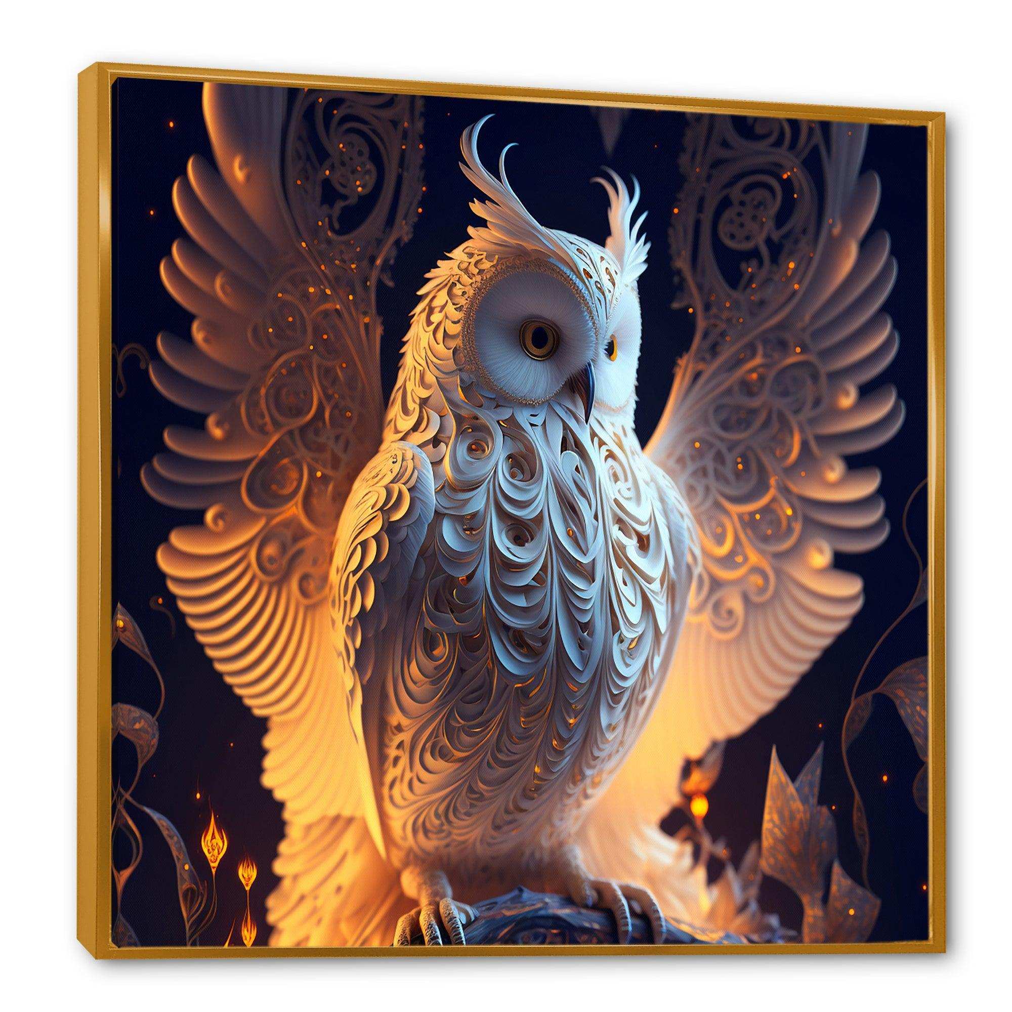 Luminous White Owl II