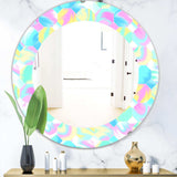 Pastel Dreams 1' Modern Mirror - Oval or Round Wall Mirror