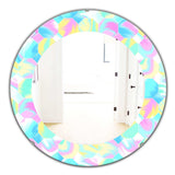 Pastel Dreams 1' Modern Mirror - Oval or Round Wall Mirror
